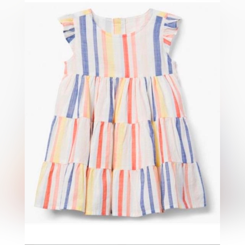 Gymboree Striped Tiered Dress 2T NWT